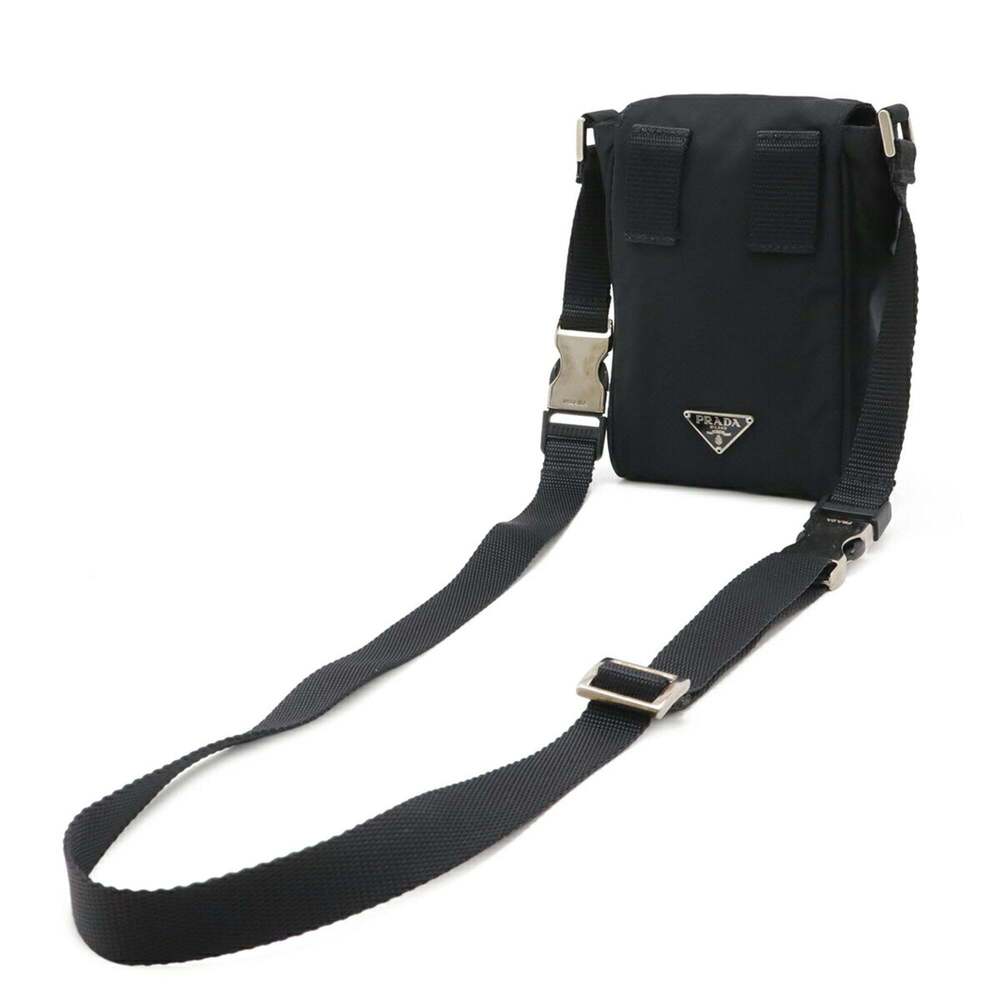 PRADA Black Leather Shoulder Bag - Picture 3 of 10